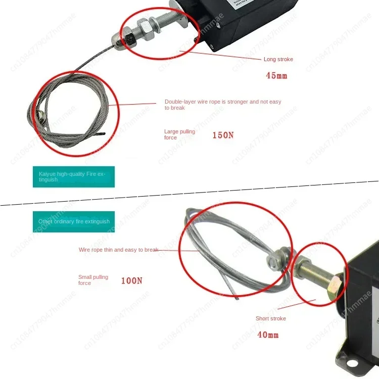 Diesel generator electronic flameout XHQ-PT automatic flameout pull ring shutdown parking solenoid valve iron 12V24V