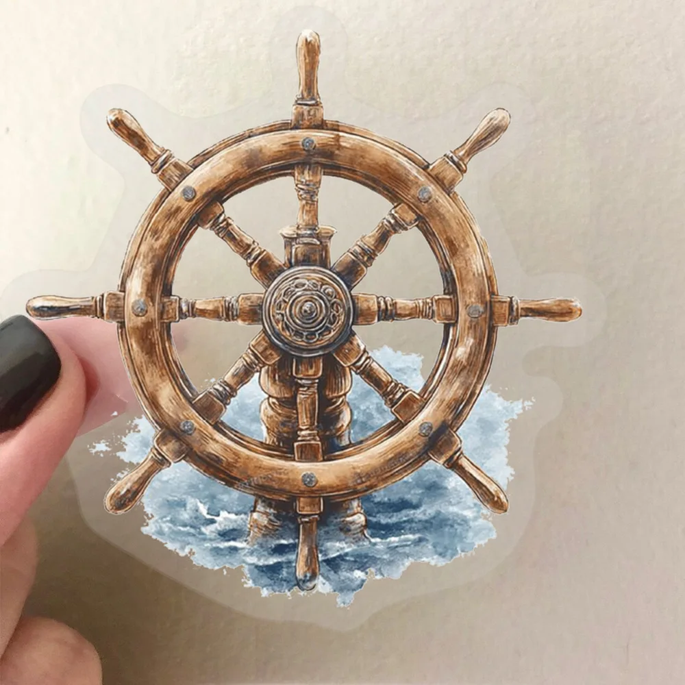 50PCS Navigation Adventure Cartoon Stickers Retro Transparent Graffiti Decoration DIY Toys Laptop Guitar Bike Skateboard Decals