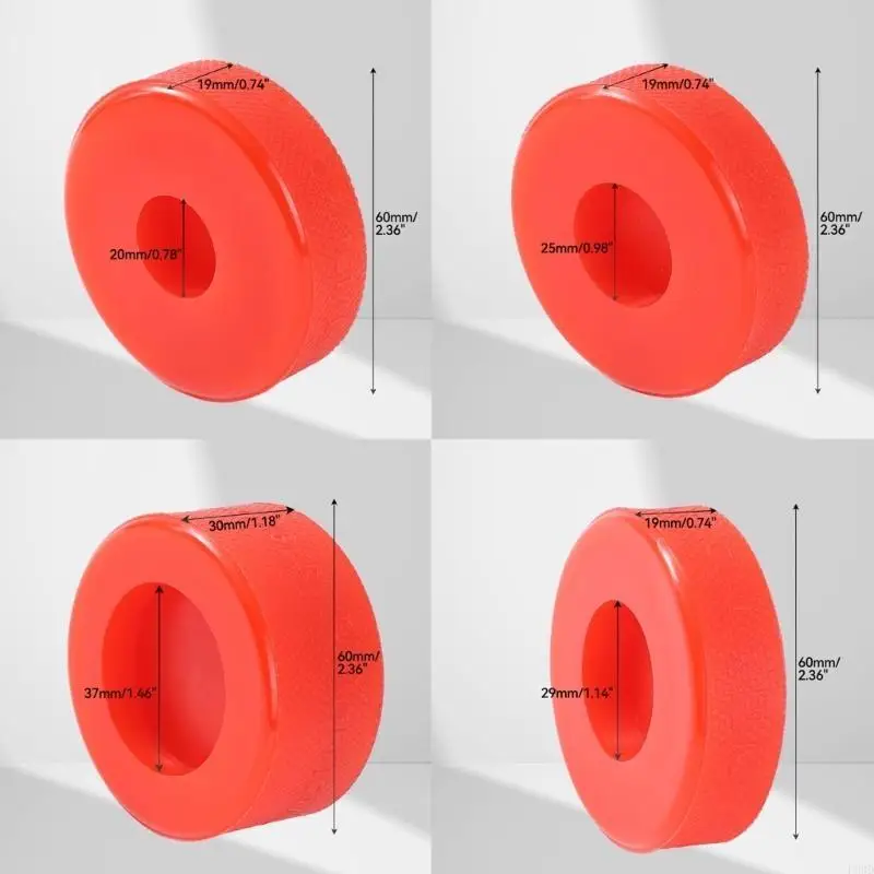 وسادة رفع المركبات الشاقة لا تزلج إكسسوارات المركبة لدعم المطاط #6