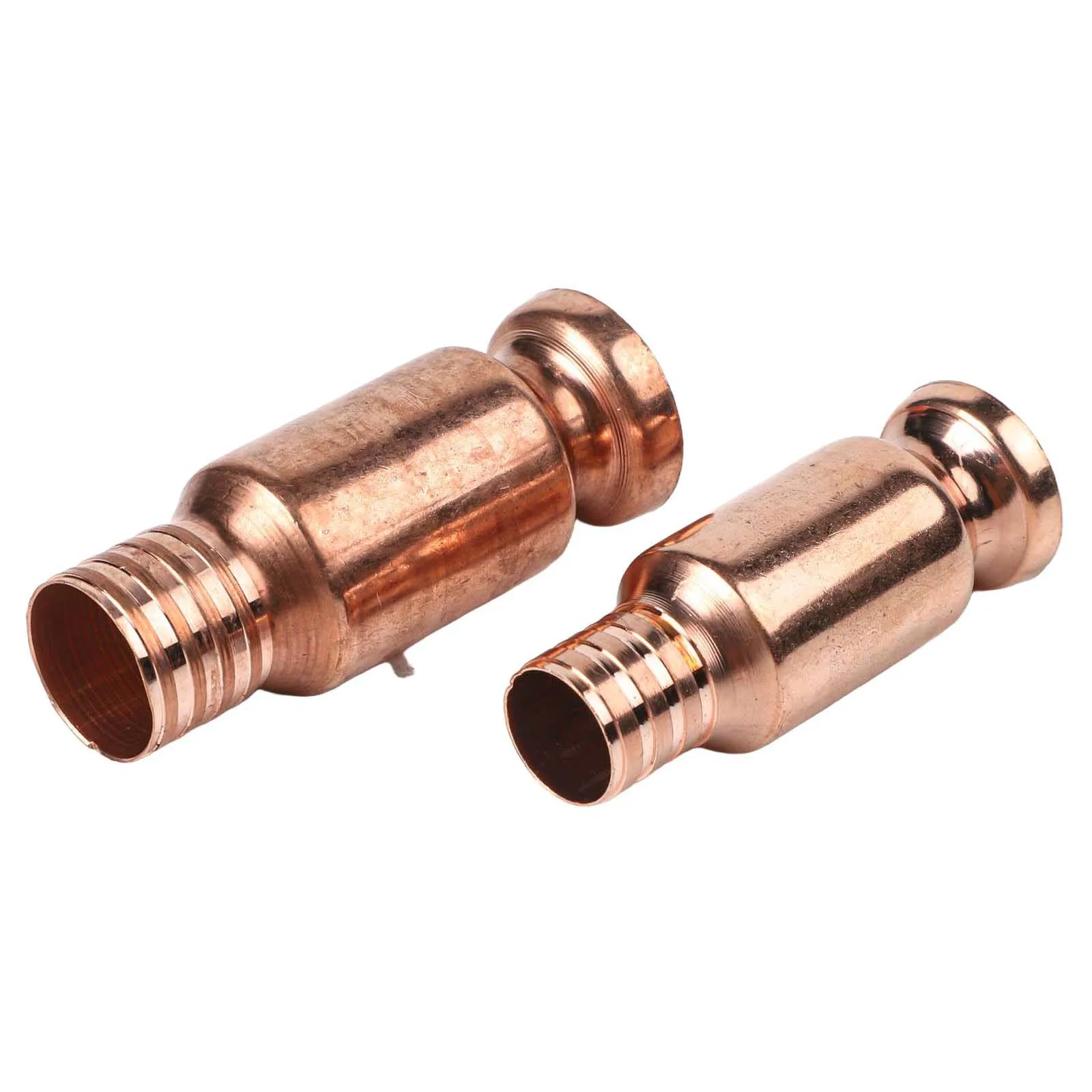 2pcs Copper Siphon Connector with Vigorous-Action Brass Pump for Moving Water Fuel Paint and Oil Without Risk of Ingestion