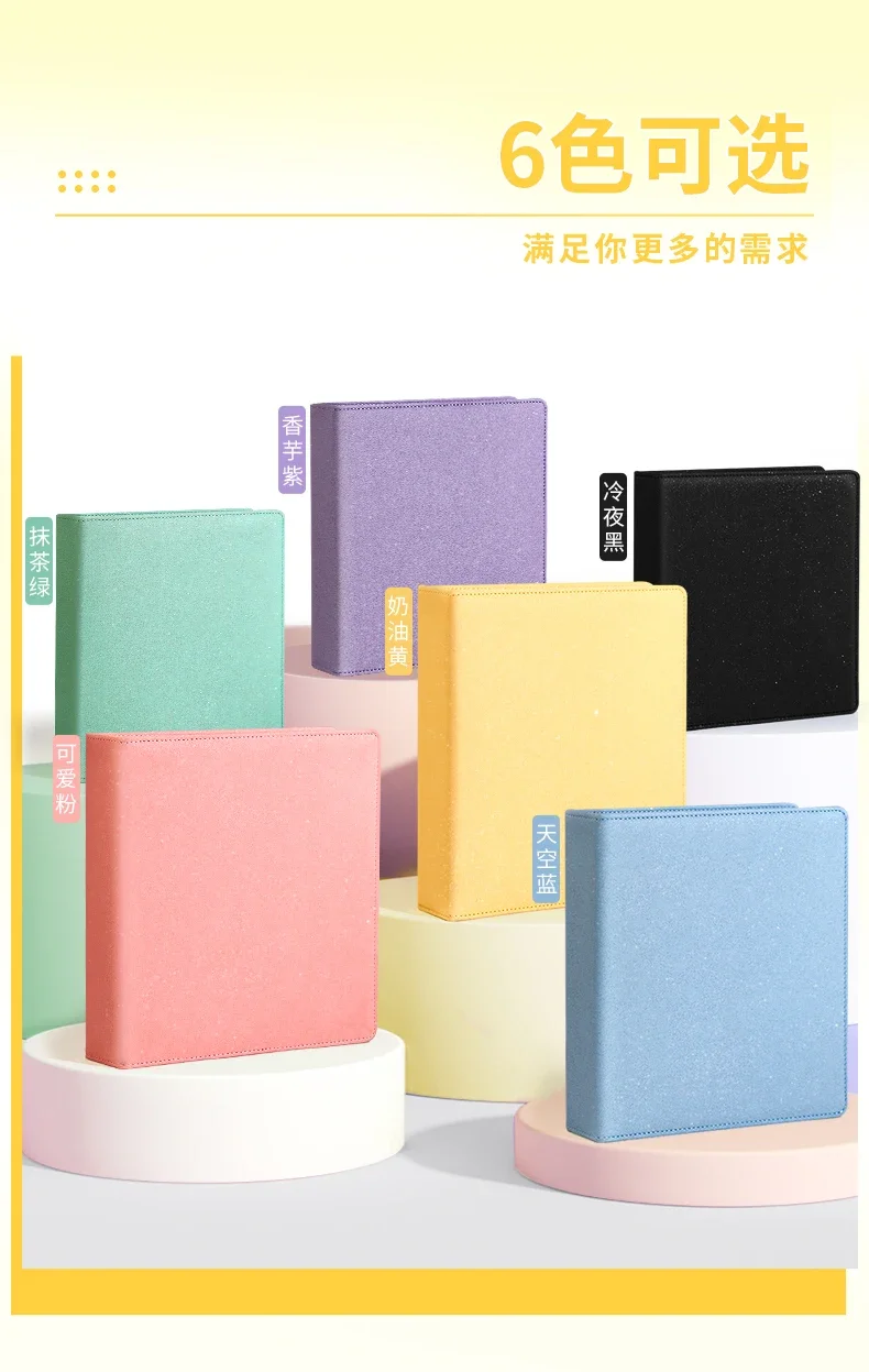 SINGBA A4/A5 Photocard Binder Large 4/9Grid Collect Book 3inch Photo Album PU Leather Photo Holder Korean Kpop