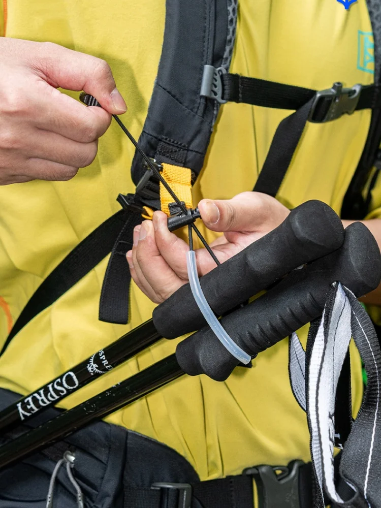 HIKEMAN Trekkingstangen-Halter ohne Demontage, Trekkingstangen-Befestigungsriemen, Rucksack-Trekkingstangenhalter, Outdoor-Wanderzubehör – Detail 6