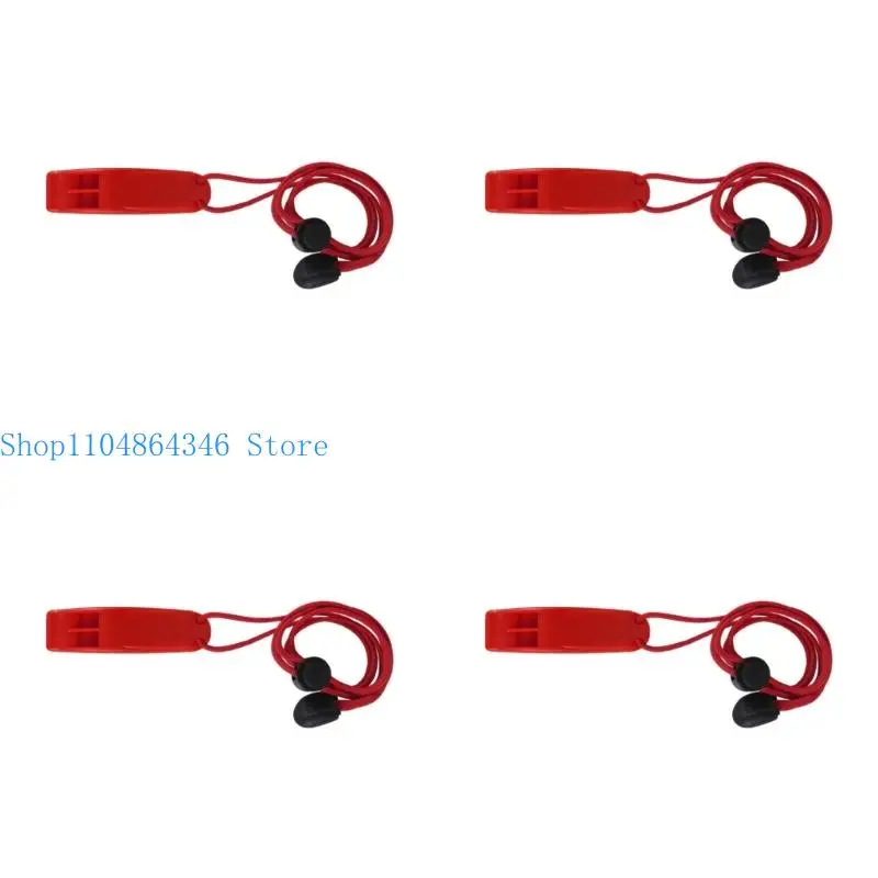 5ASD محمولة 120DB بصوت عالٍ إشارة سلامة الانفجار صافرة صافرة الطوارئ مع حزام عنق قابل للتعديل للتجديف بالكاياك #2