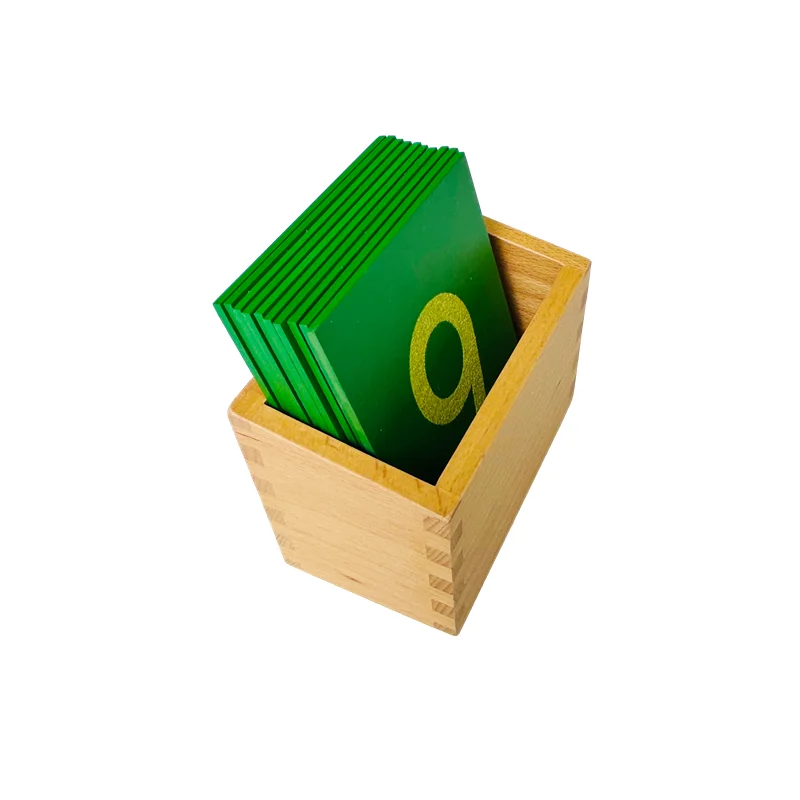 Montessori Rekenspeelgoed Schuurpapier Nummers Kaart Hout Digitale puzzel voor kinderen 0-9 Leermiddelen Educatief spel voor jonge kinderen