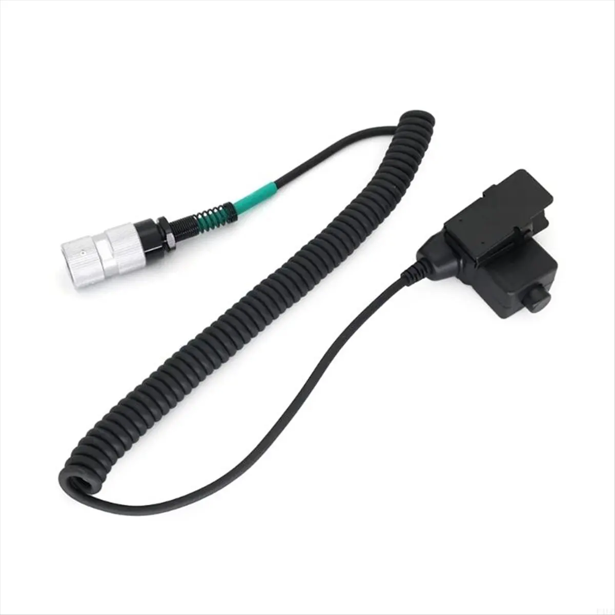 ABIU U94 PTT Adapters Push to Talking Button WalkieTalkie Headsets Cable for PRC152 6 Pin Plug Radios