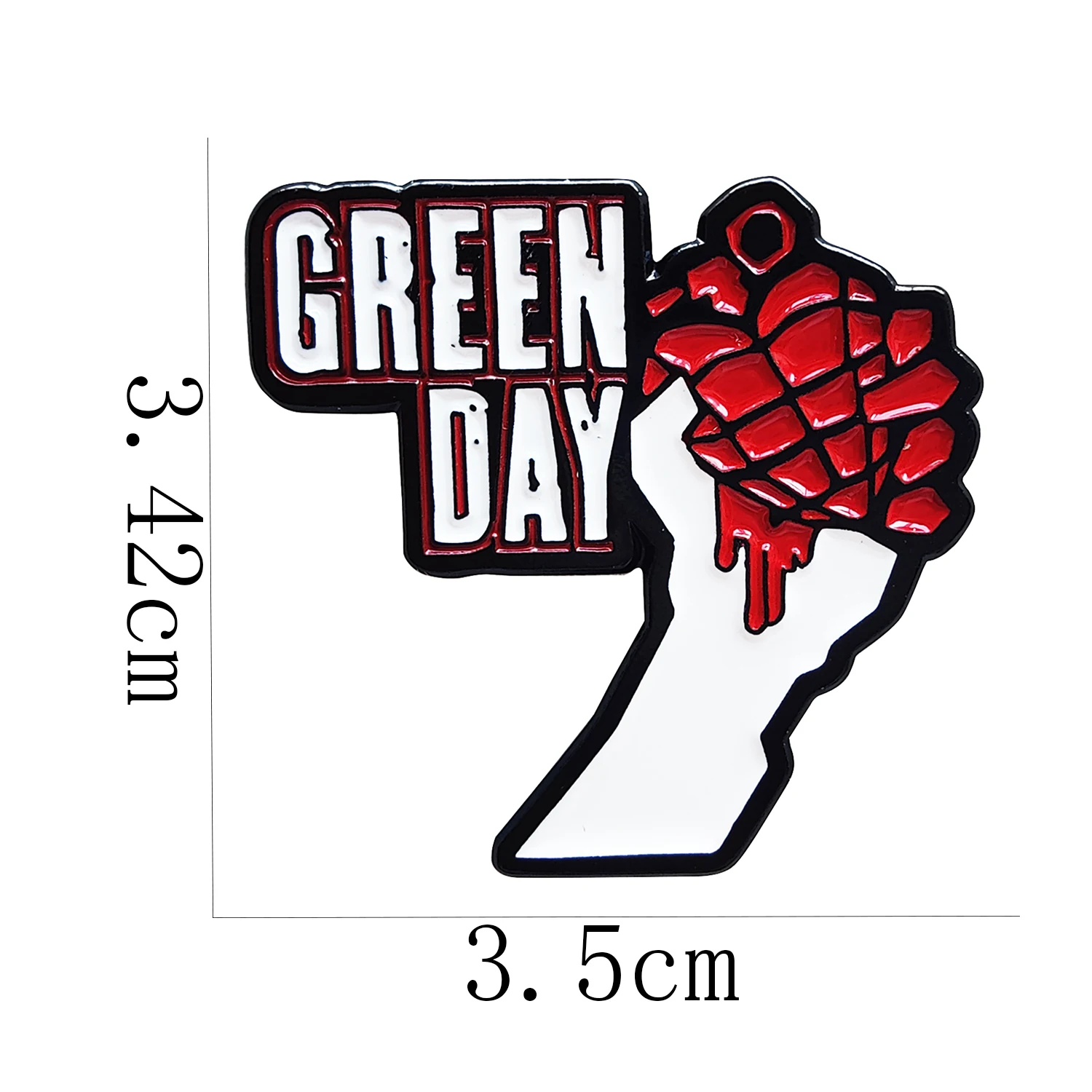 Rock Band Green Day American Idiot Enamel Pin Brooch Metal Badge Jewelry Accessary