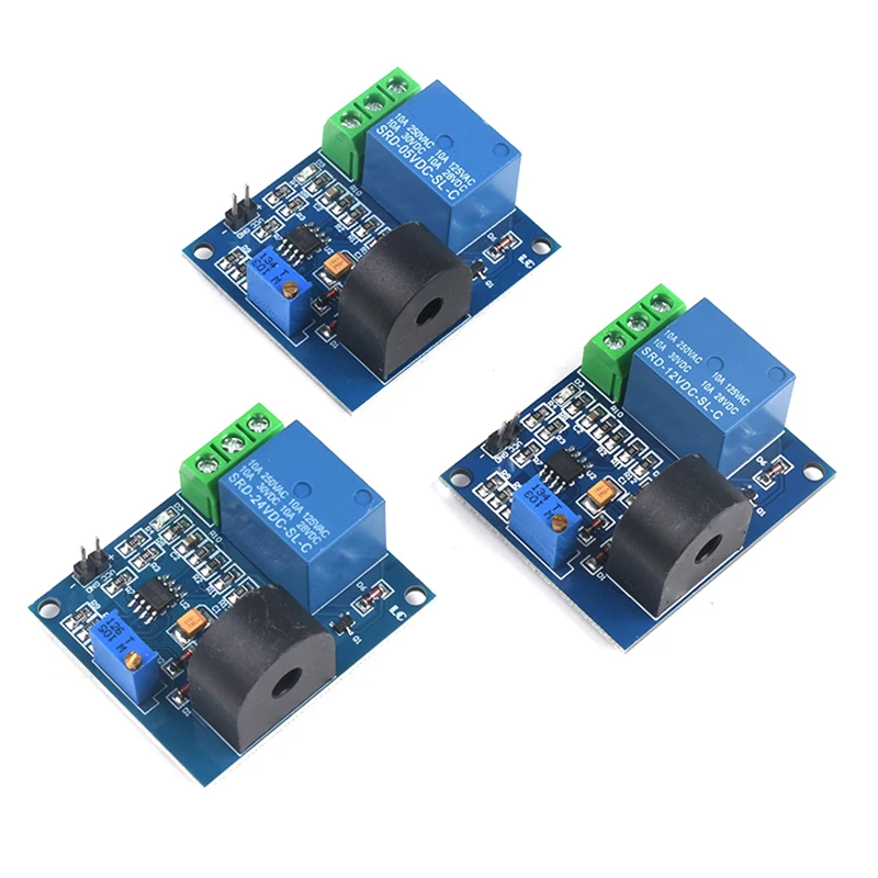 5A Overcurrent Protection Sensor Module AC Current Detection Signal Output 5V 12V 24V Relay