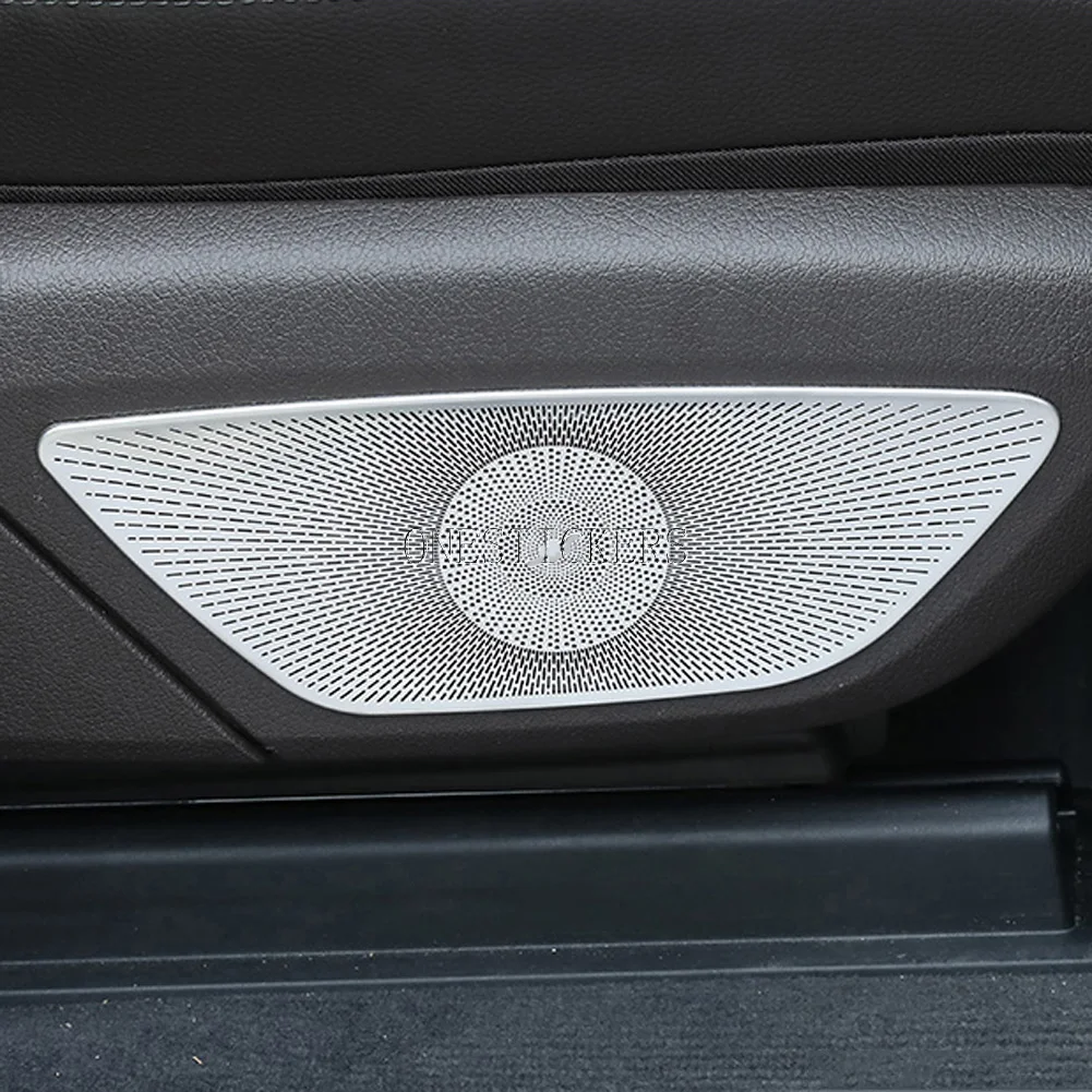 For Mercedes Benz GLE GLS Class W167 V167 Coupe C167 X167 AMG 2020-2024 Car Accessories Seat Adjustment Button Cover Trim Frame