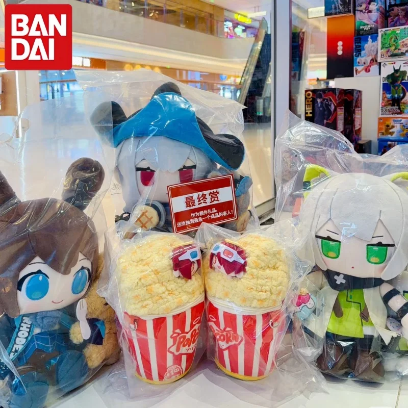

Оригинальные плюшевые куклы и значки Bandai Ichiban Kuji Arknights с Амией, Скади, Кал'цит, коллекция аниме-атрибутики для фанатов игр