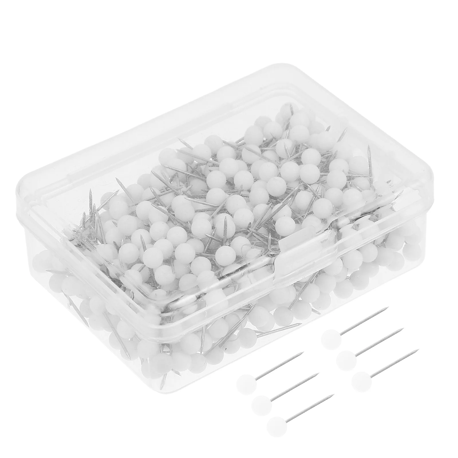 500 Pcs지도 핀 계획 보드 슬라이더 엄지 압정 캠핑 사무실 파일 낚시 장비에 대 한 도르래 라운드 머리 압정