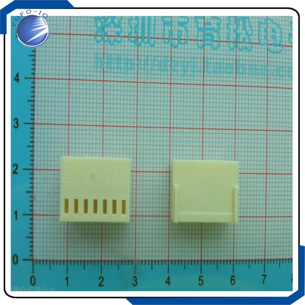 10PCS/LOT 7PIN KF2510 The plastic shell KF2510-7P plug plug type connector spacing of 2.54MM terminal