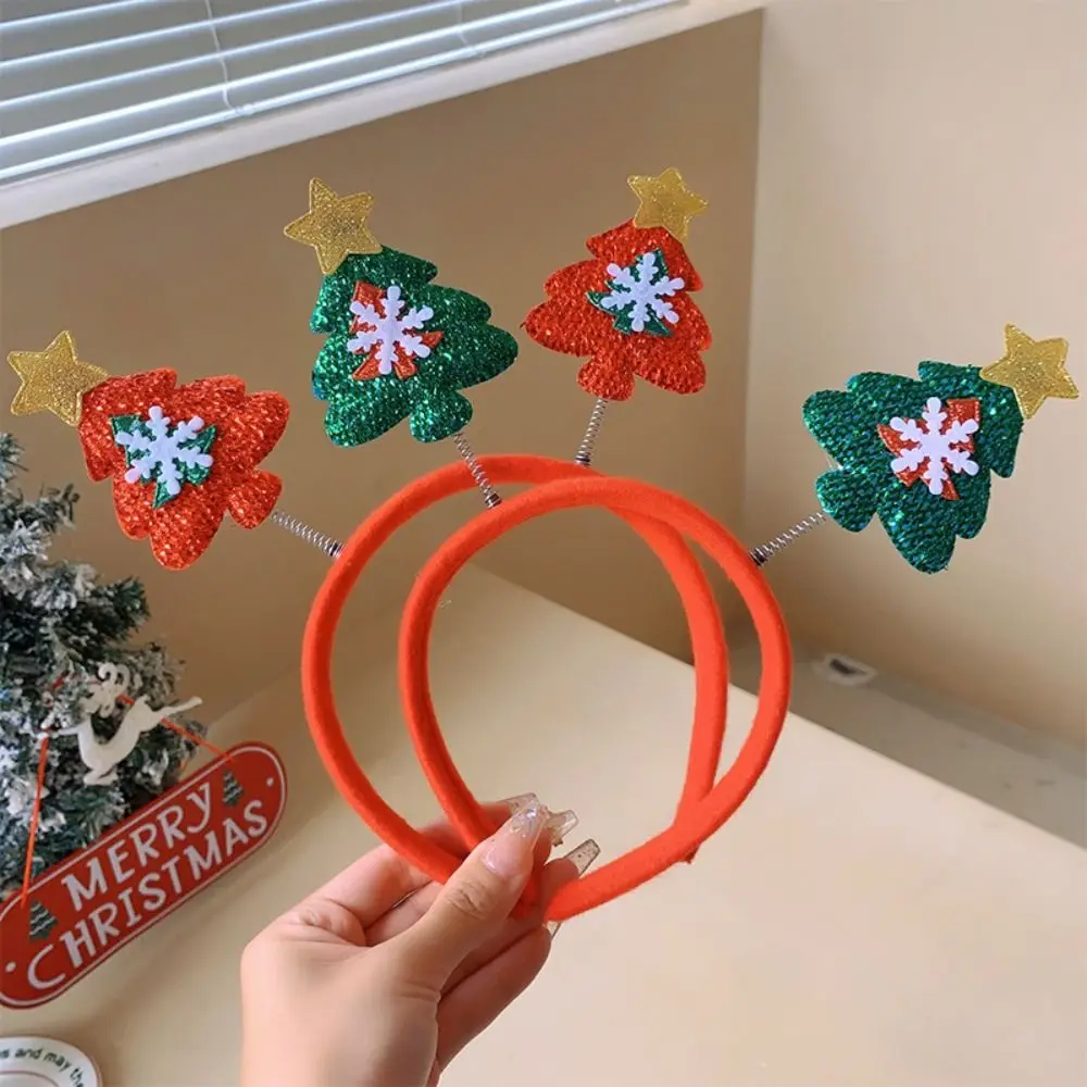 Preciosos accesorios para el cabello, diadema navideña, horquilla, Feliz Navidad, Papá Noel, diadema, diadema, pinza para el pelo con astas de Navidad para exteriores