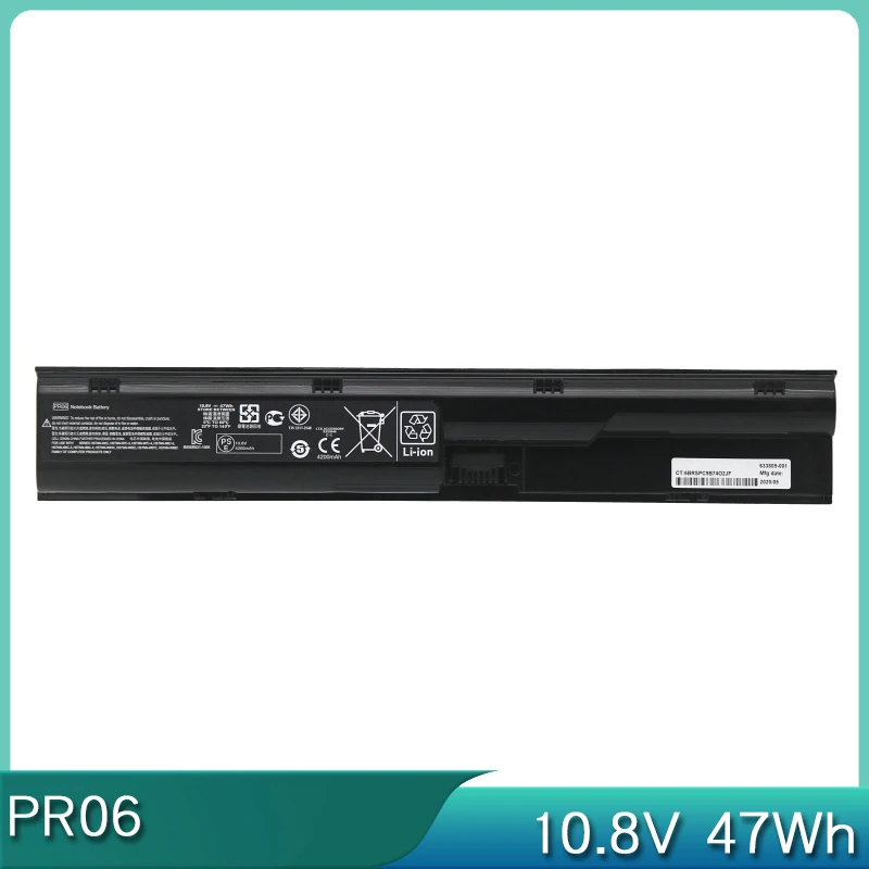 Аккумулятор PR06 PR09 10,8 В 47 Втч для HP ProBook 4330s 4331s 4430s 4431s 4435s 4436s 4530s 4535s 4540s HSTNN-DB2R I02C IB2R LB2R OB2R