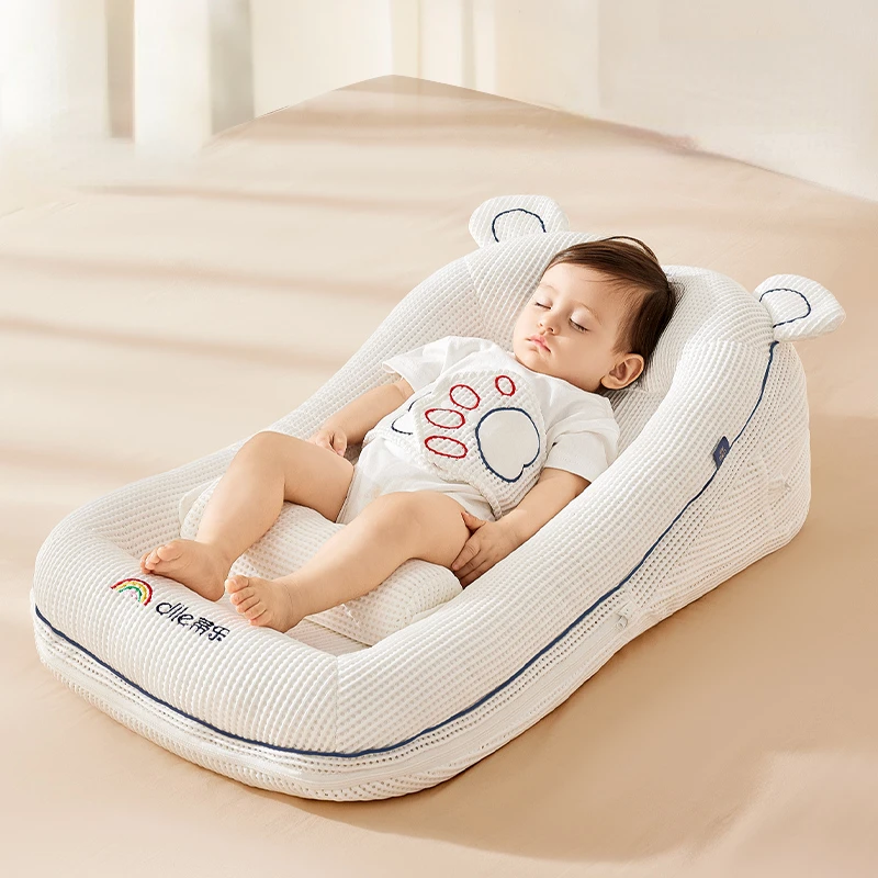 Multi-functional Styling Pillow,Baby Anti Spit Pillow Ramp Pad,Baby Feeding Pillows Anti-spillage Lying Newborn Bed in Bed