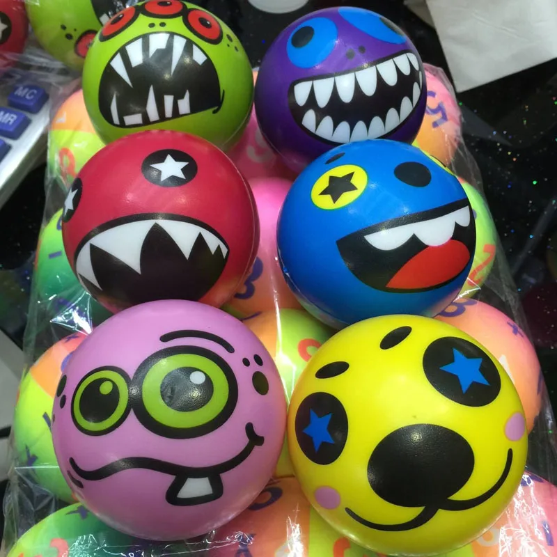 12Pcs Stress Relief Balls Funny Face Classroom Prize Party Favors Toys Antiestress Ansiedad Kinder Speelgoed антистресс игрушки