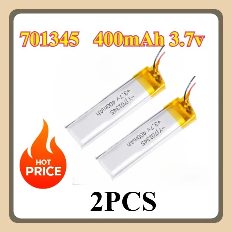 

For Mp3 Headphone PAD DVD Bluetooth Camera 3.7V 400MAH 701345 Lithium Polymer LiPo Rechargeable Battery