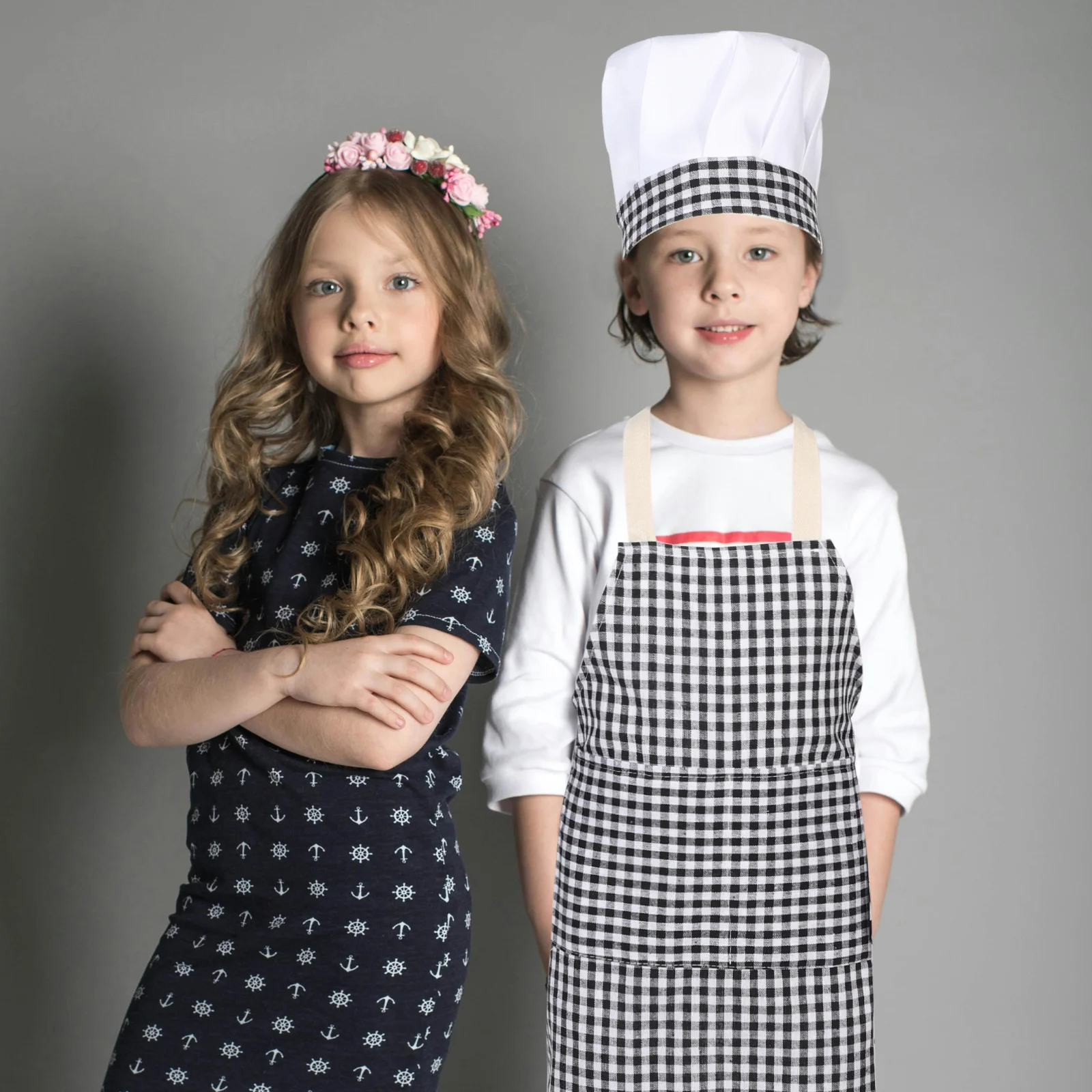 

Chef Apron for Children Children's Uniform Aprons Newborn Cooking Toddler Chefs