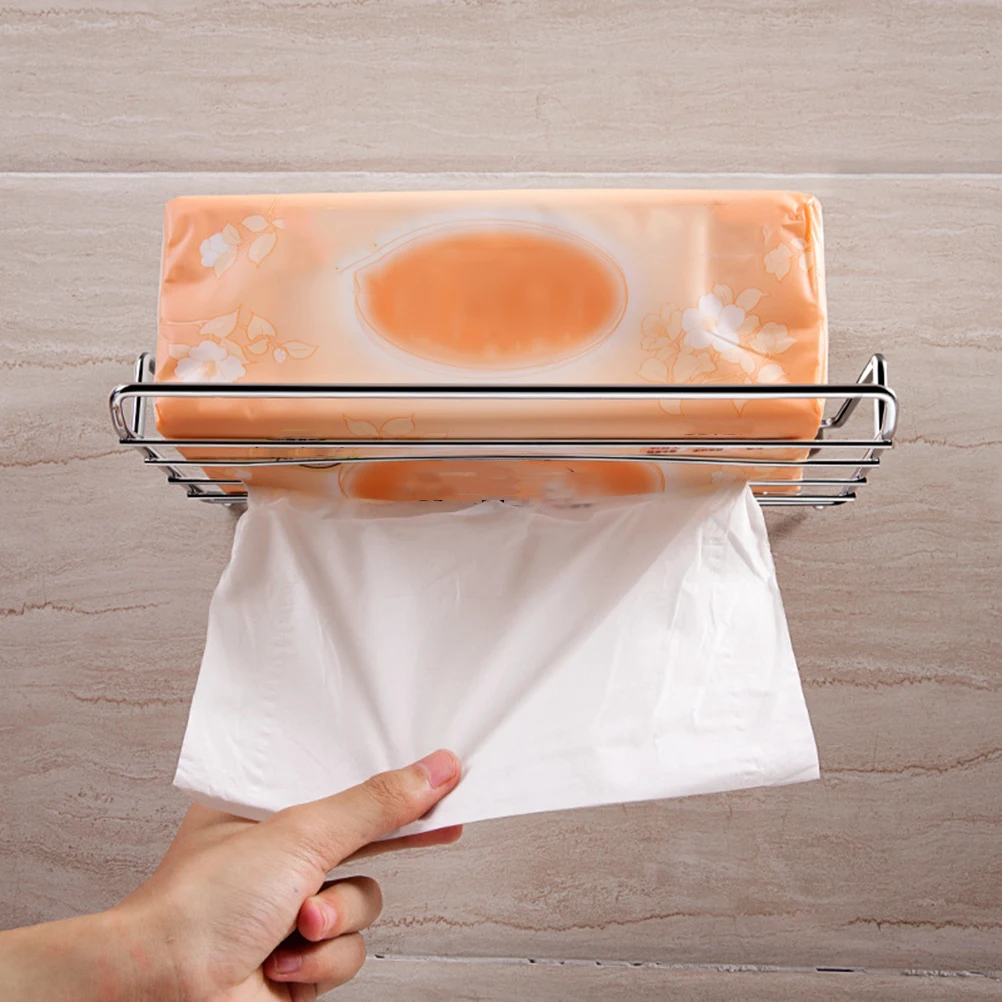 

Держатель для перфоратора, полка для хранения салфеток в ванной комнате, стойка для бумаги без следов, прочный компактный органайзер для бумаги для дома