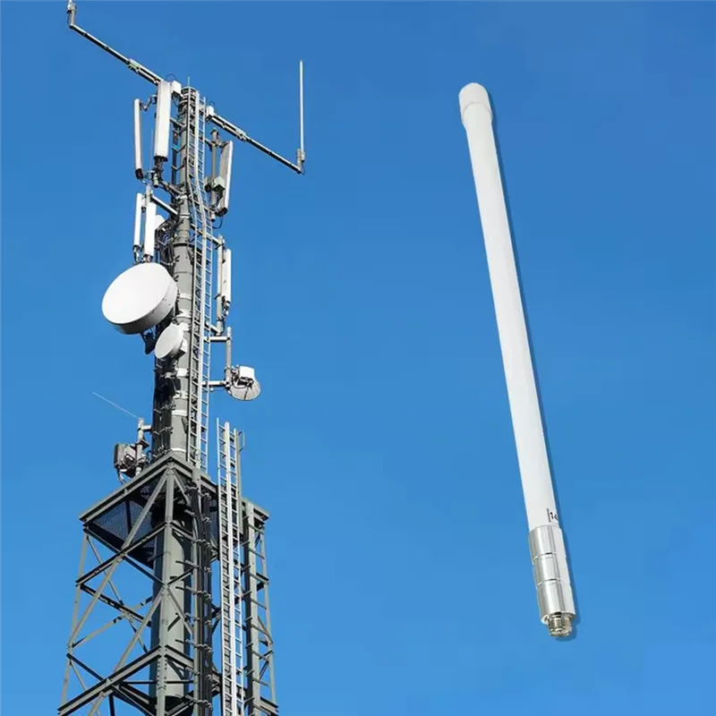 Y43A-VHF UHF Fiberglass Antenna 144/430Mhz SO239 Mobile Radio Base Omnidirectional Antenna For Ham Radio Transceiver