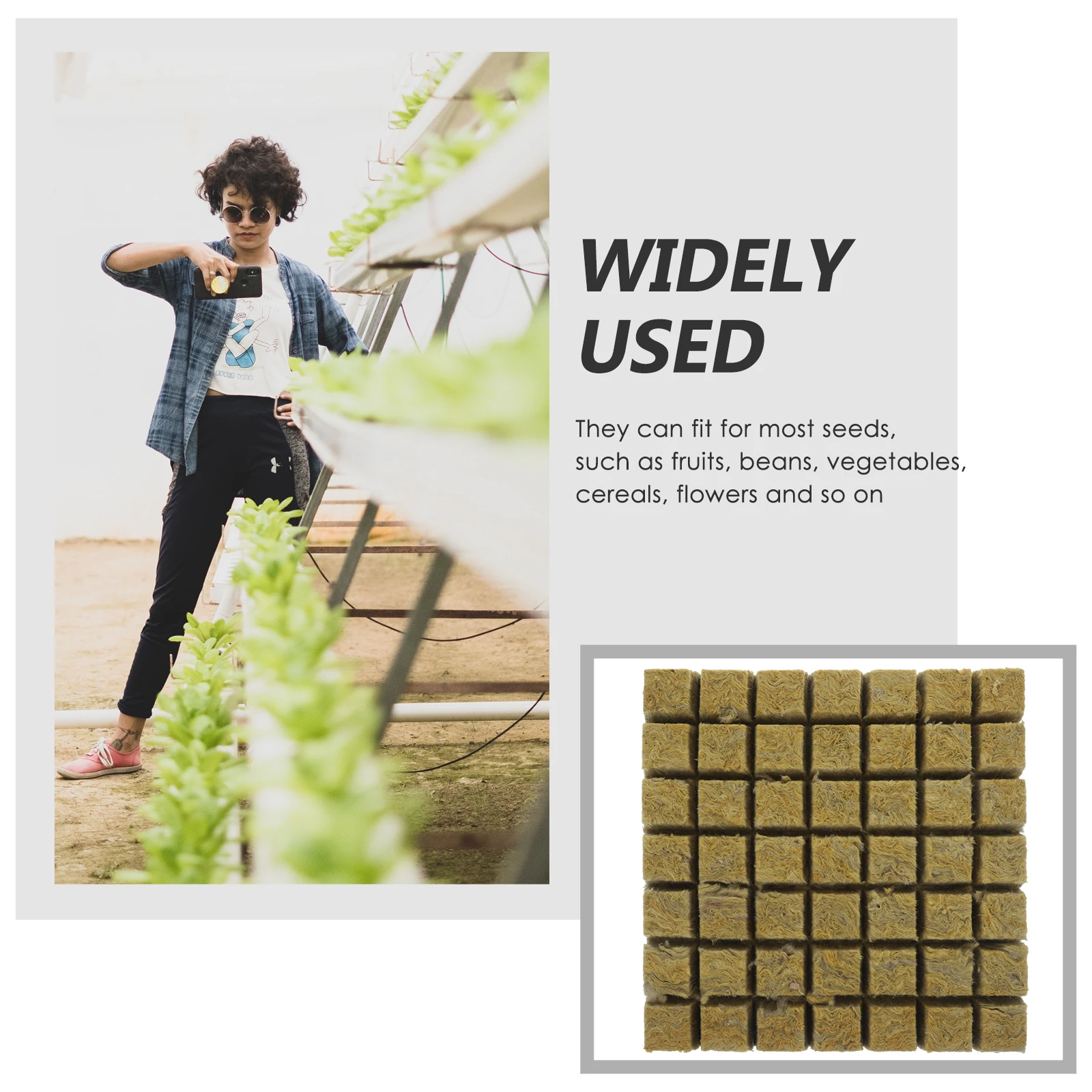 

1 Set Hydroponic Seed Growing Cubes Soilless Cultivation Blocks Nursery Starter Plant Propagation Cubes Garden Supplies For