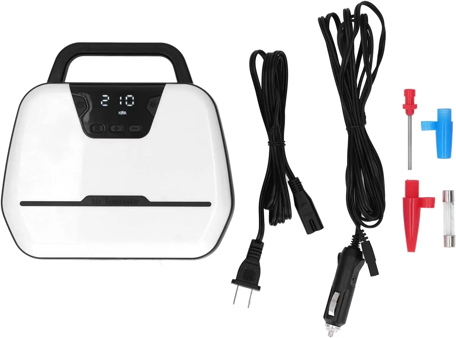 

ATJ-1866 Car Air Pump Double Cylinder 12V Electric Air Pump Portable Tire Car Air Pump US 100-240V