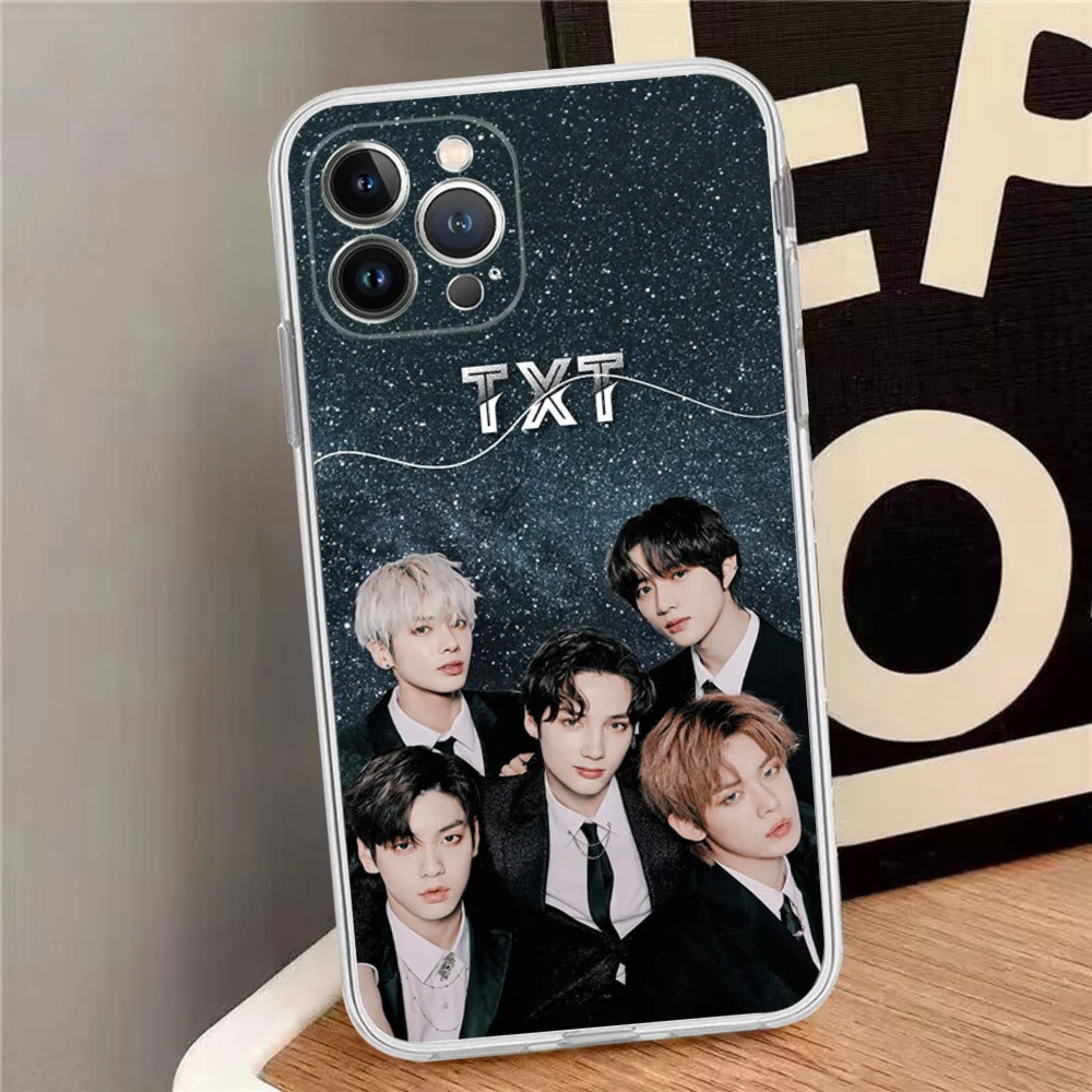 T-TXTs Soobin Yeonjun Phone Case Silicone Soft for iphone 15 14 13 12 11 Pro Mini XS MAX 8 7 6 Plus X XS XR Cover