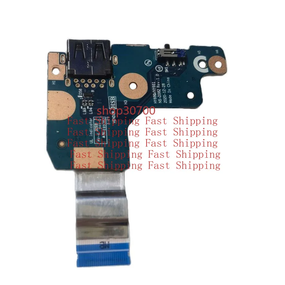 A=For Lenovo R9000P Laptop HY660/HY661 NS-D562 USB Switch Board Card With cable 2021