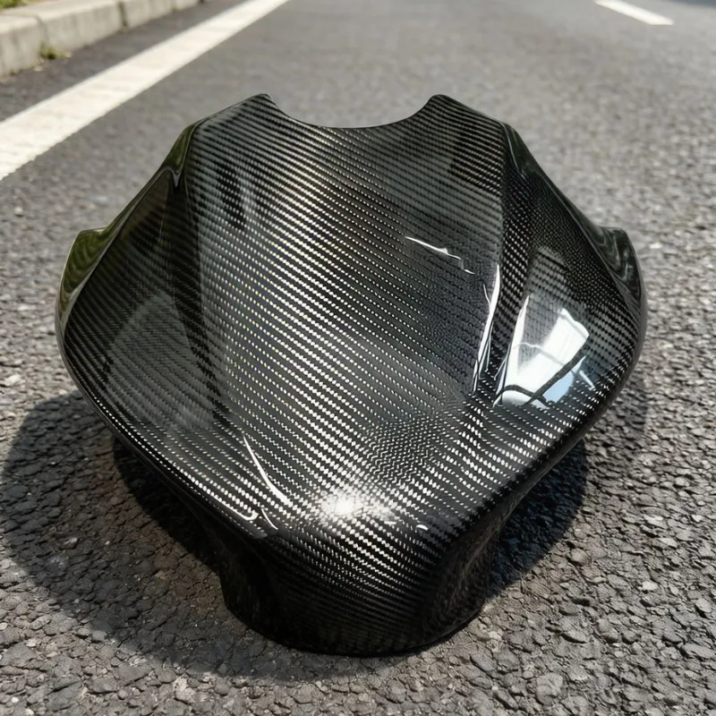 

3K Dry Carbon Fiber Front Fuel Tank Cover For Honda CBR650R CB650R 2019-2025