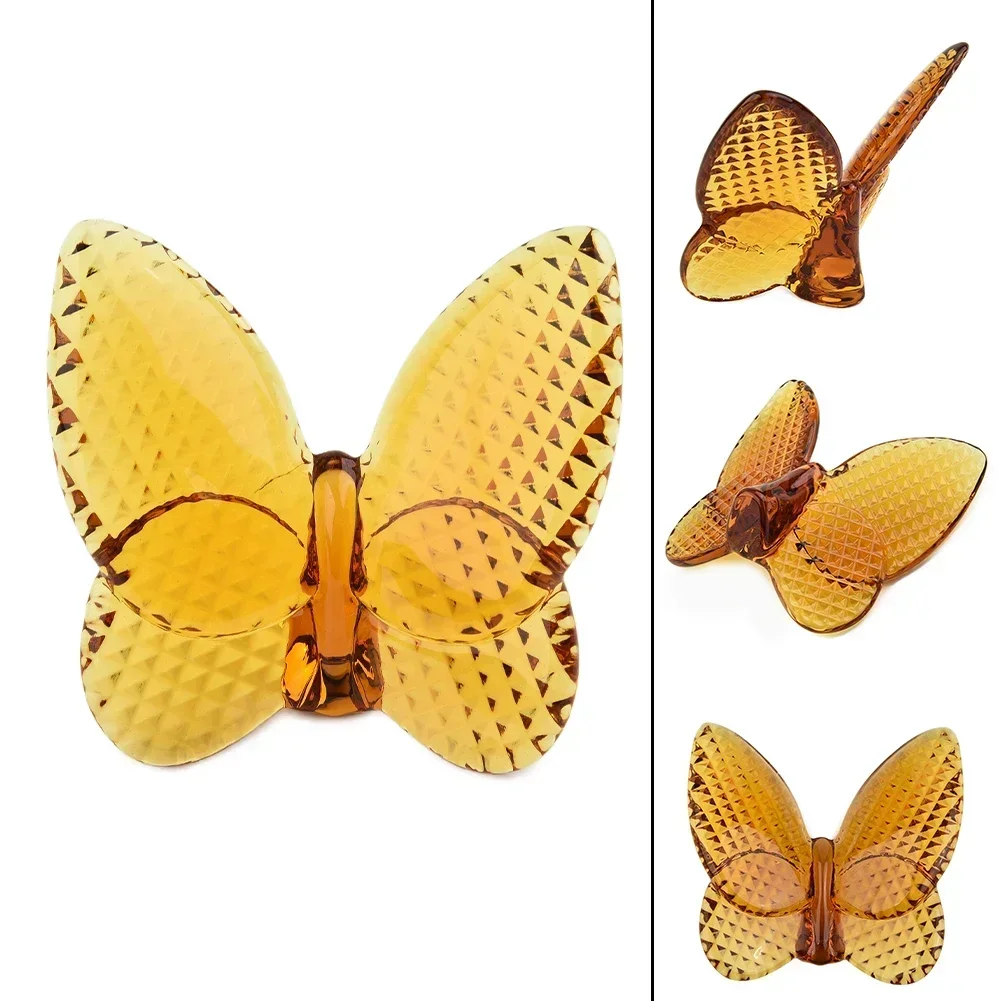 Brand New High Quality Practical Butterfly Ornament Colored Glaze Home Decoration 6 Colors 6.5*8*3cm Anti-aging