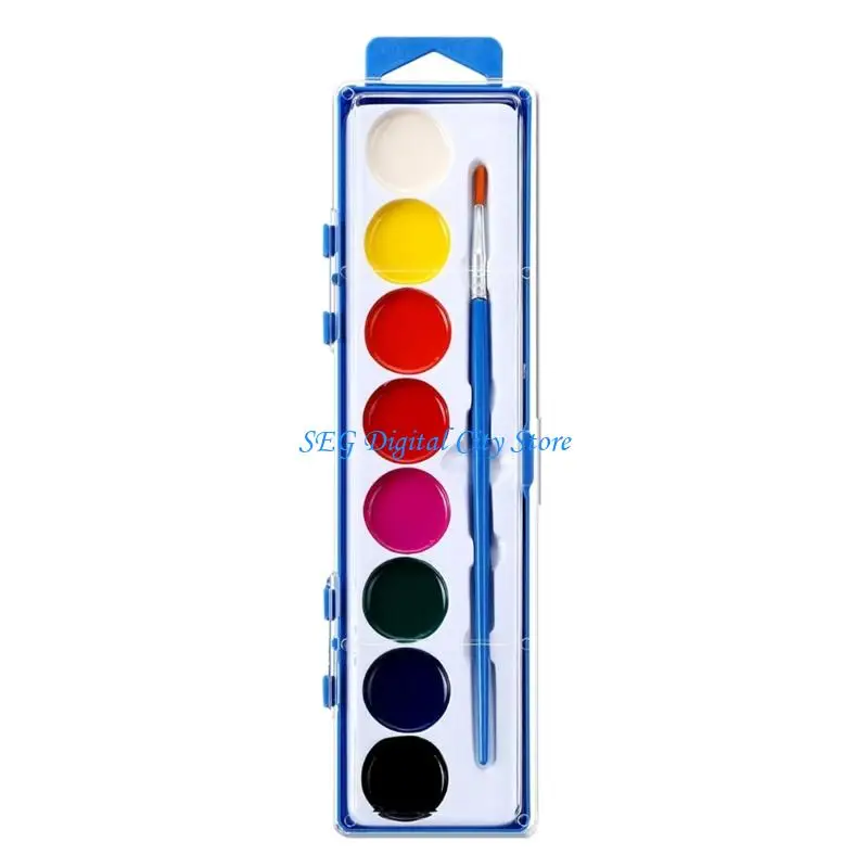 U75B Versatile 8 Color Watercolor Set Portable Designs For Outdoor Indoor Use
