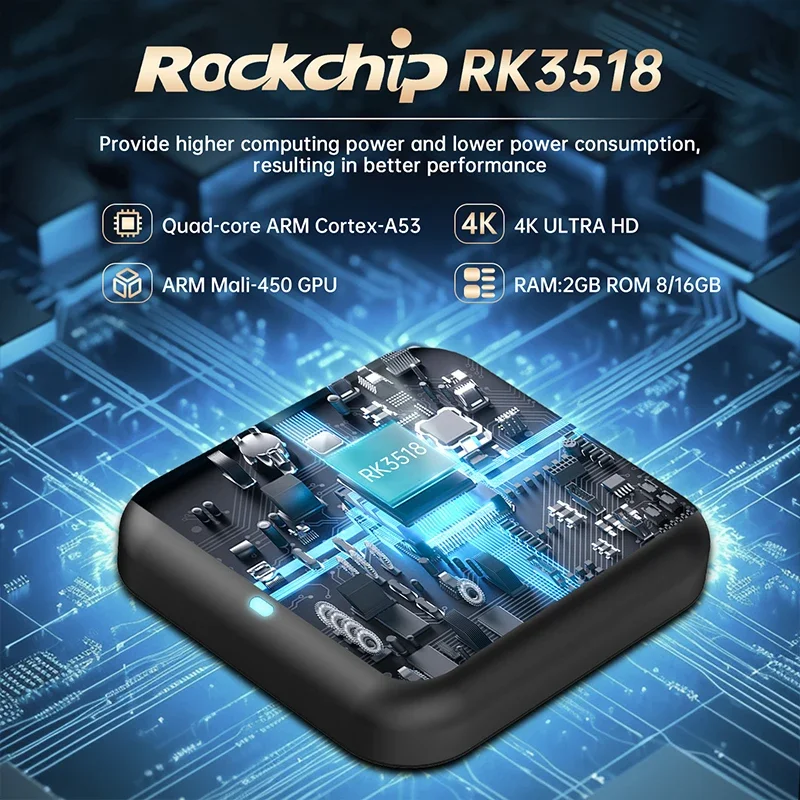 R69 Android 14 Smart TV Box 4K Ultra HD Media Player WiFi 6 Bluetooth 5.0 Google Voice Remote Support Set Top Box