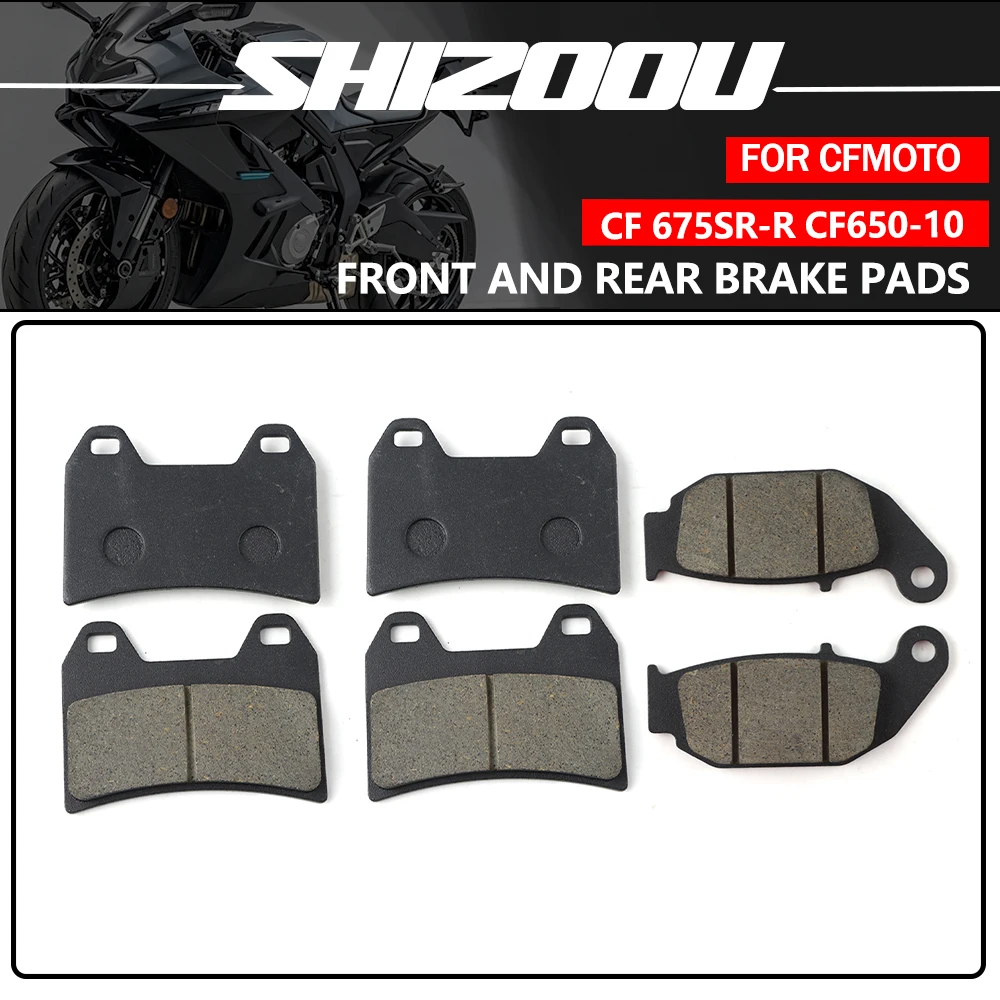 Front and Rear Brake Pads Disc for CFMOTO CF 675SR-R CF650-10 CF675SR