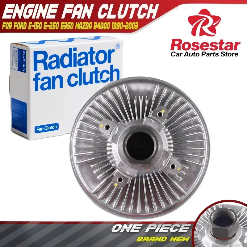 

Rosestar Rosestar Cooling Fan Clutch for Ford E-150 E-250 E350 Mazda B4000 1990-2003 6L5Z8A616BA, F87Z8A616FA, F77Z8A616LB, 2793