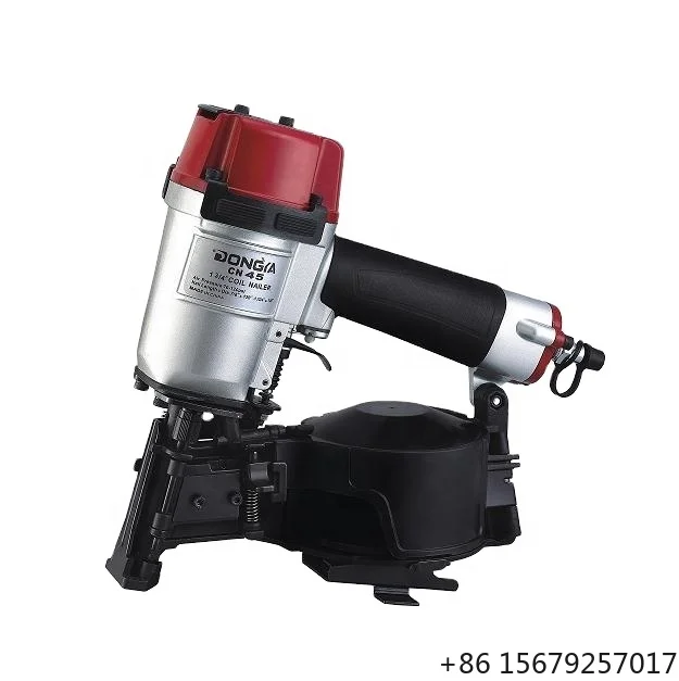 Customizable CNR 45 Roofing  Coil Nail Gun  Used for Securing Asphalt Roofing Felt Pneumatic Tools