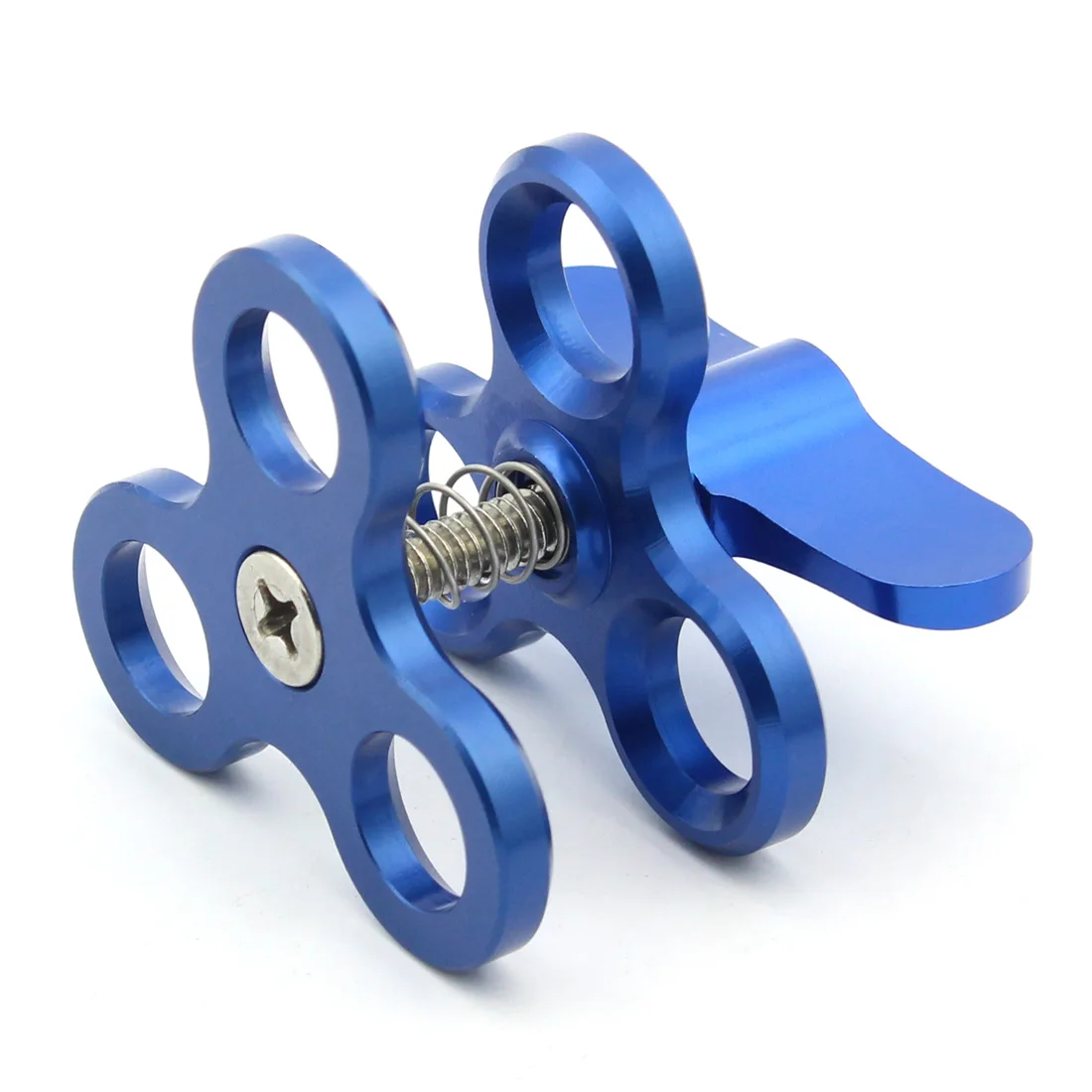 Dreifach-Schmetterlings clip 1 "Kugelkopf-Befestigungs halterung für Gopro 13 Insta360 x4 Tauch schale Ring Licht kugel klemme Stativ kugel adapter – Detail 25