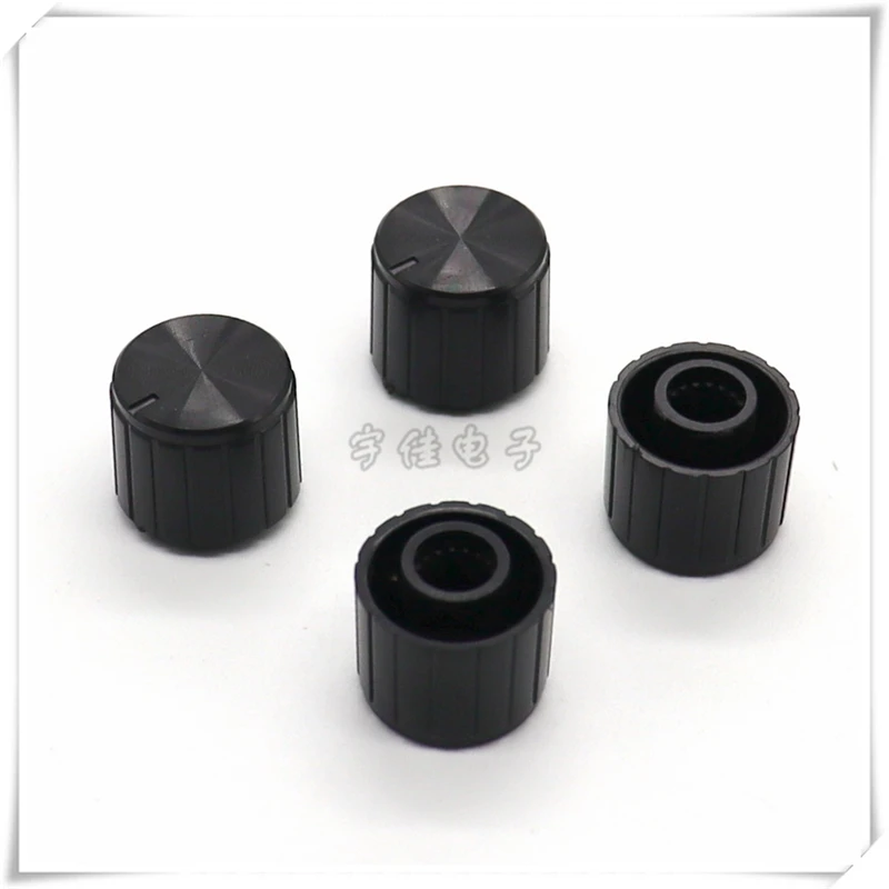 10PCS 15*13MM Flower Shaft Knob Cap Potentiometer Knob Cap Power Amplifier Volume Adjustment Knob Plastic Switch Cap