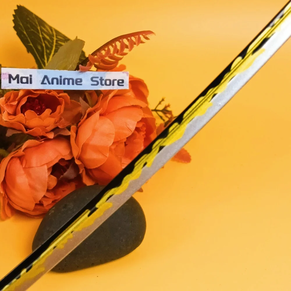 8.6 بوصة كاتانا صغيرة أصلية صغيرة الساموراي صابر الديكور عمل الشكل Ainme كاتانا سكين شفرة معدنية السيف لعبة غير حادة هدية