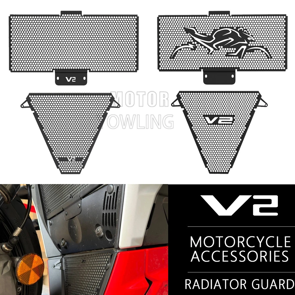 

Motorcycle Accessories For Ducati Streetfighter Street Fighter V2 2022 2023 2024 Radiator Guard Protector Cover Grill Protection