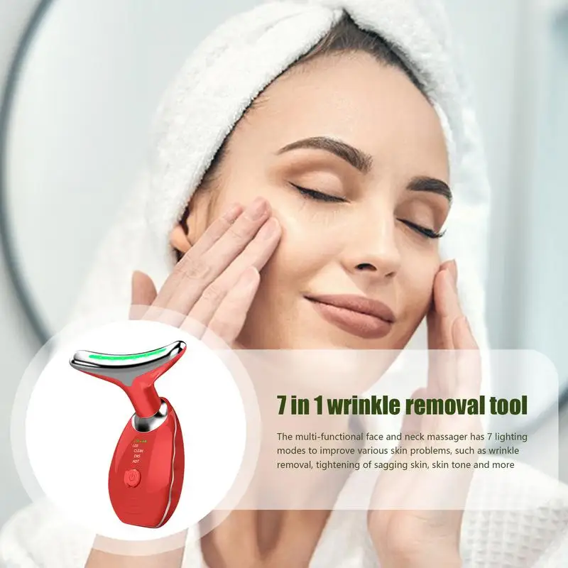 Microcurrent Face Lift Device Professional Facial Massager Skin Tightening Face Machine Facial Neck Wrinkle Korean Skincare Tool