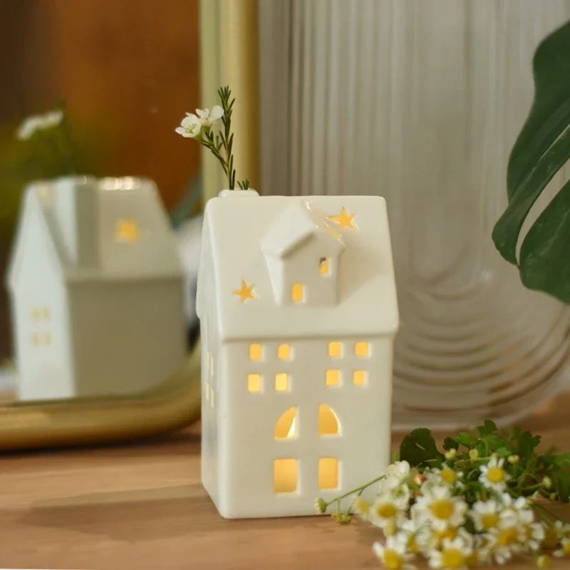 Home Decoration House Small Night Light Leisure Hall Homestay Hotel Atmosphere Ceramic Lamp