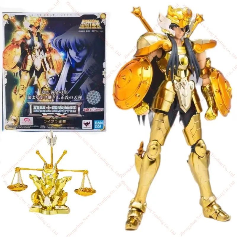 

Оригинальный BANDAI SAINT CLOTH MYTH Gold Ex Весы Shiryu в наличии аниме фигурки модель игрушки