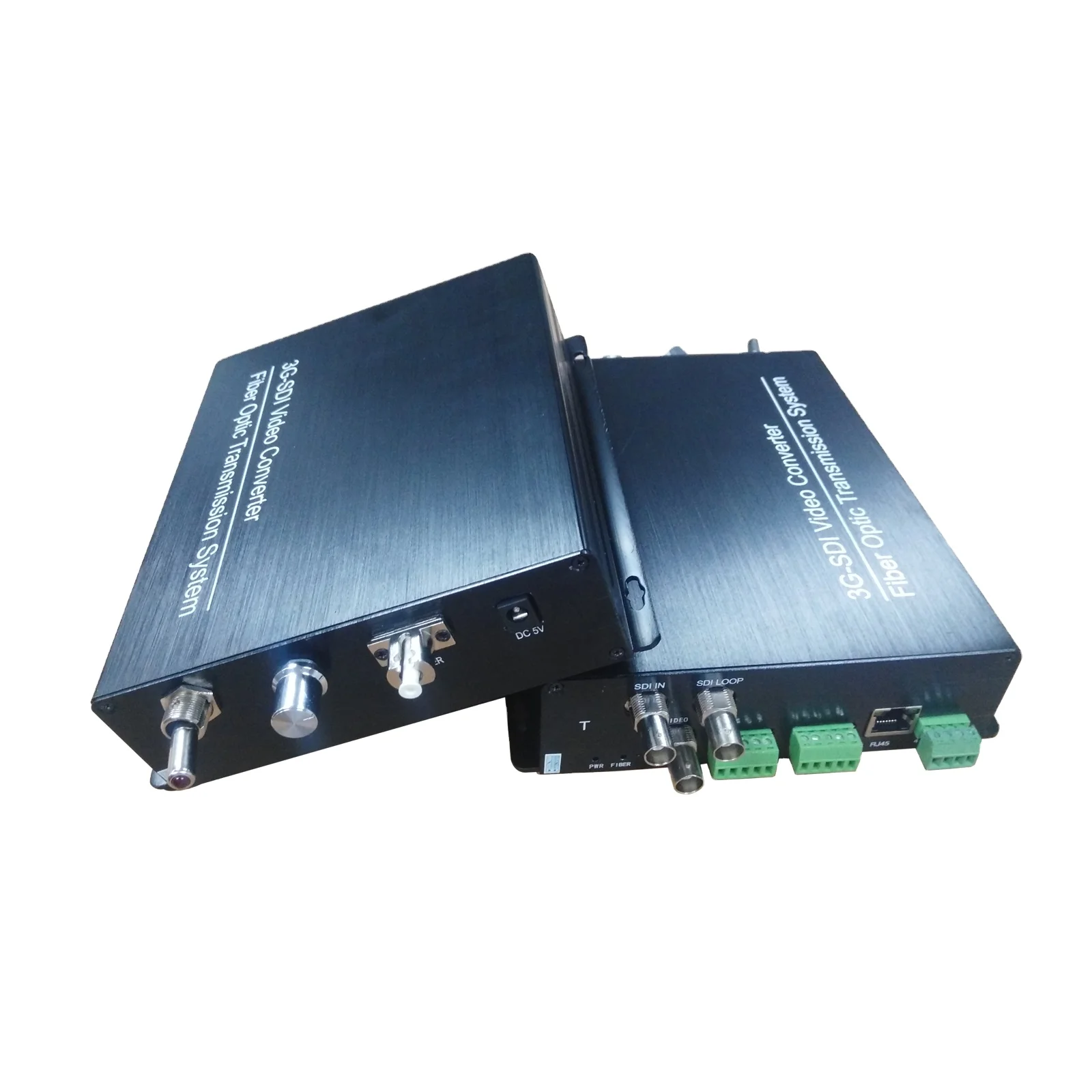 Customized 3G HD SD-SDI Intercom Return Video 100M Ethernet Analog Audio over Fiber Multiplexer