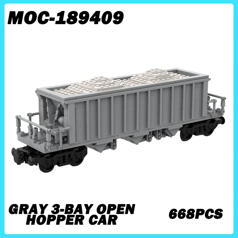 moc-189409-serie-de-train-gris-a-3-baies-tremie-ouverte-bloc-de-construction-de-voiture-assemblage-de-modele-de-voiture-ferree-urbaine-cadeaux-d'anniversaire-pour-enfants-668p