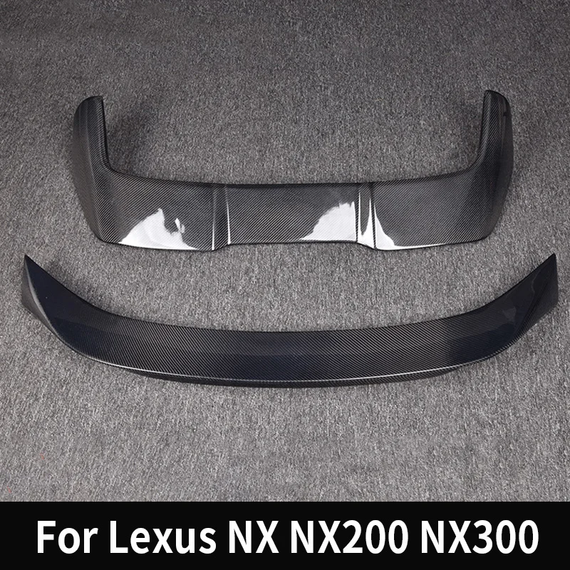 

Спойлер из углеродного волокна для заднего багажника подходит для Lexus nx200 NX200t NX300h 2022 2023, спойлер на крышу