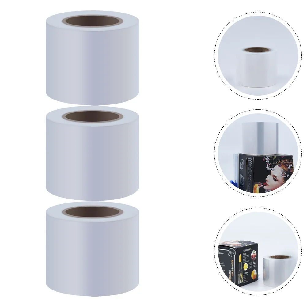 

3 Rolls Lip Care Supplies Ultra-Thin Smooth Sticky Tough Lightweight Easy Carry Compact Design Lip Film Makeup