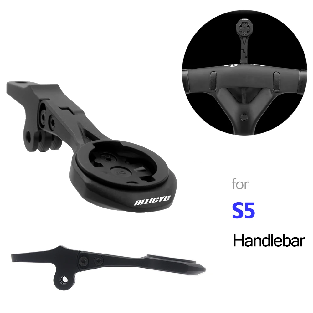 Support d'ordinateur de vélo en alliage d'aluminium, guidon intégré pour Cervelo S5 Aerobar, Compatible avec Gopro/GPS/Garmin/Bryton/Wahoo