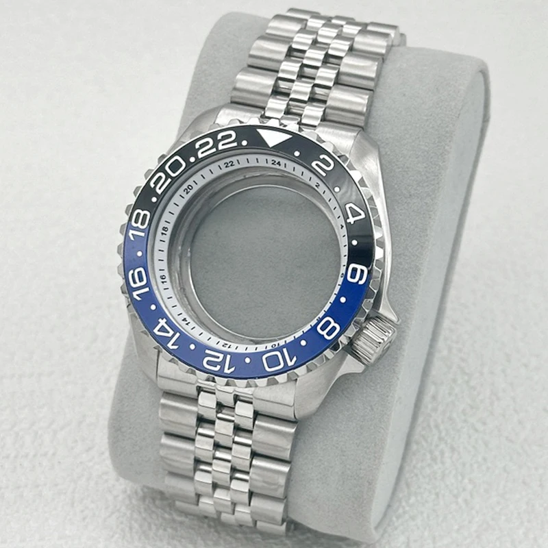 42mm SKX007 NH35 Watch Case Bracelet Set Domed Double-Layer Sapphire Crystal NH35 Case Fit NH35 NH36 4R 7S Movement 28.5mm Dial