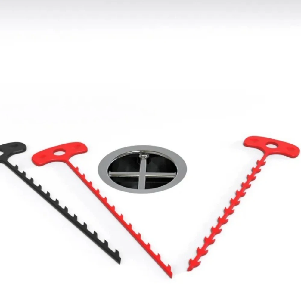 2個入りシンクパイプ浚渫機、排水管クリーナー、クリエイティブな毛髪除去ツール、スリムで柔軟なシャワー下水道床排水クリーナー