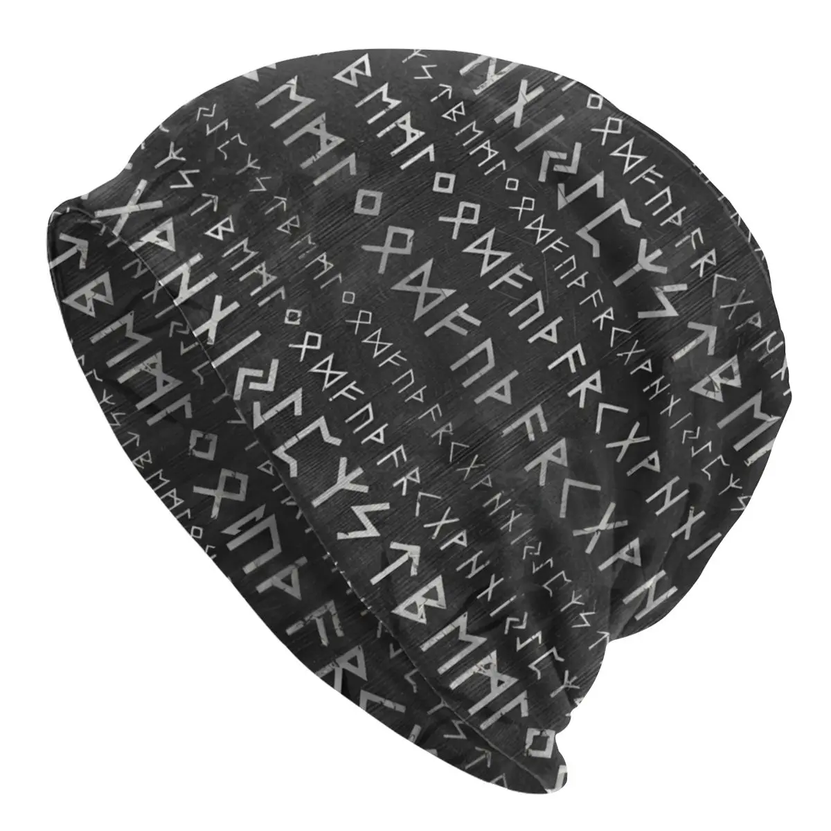 

Bonnet Hats Men Women's Thin Skullies Beanies Hat Elder Futhark Autumn Spring Warm Cap Hip Hop Caps