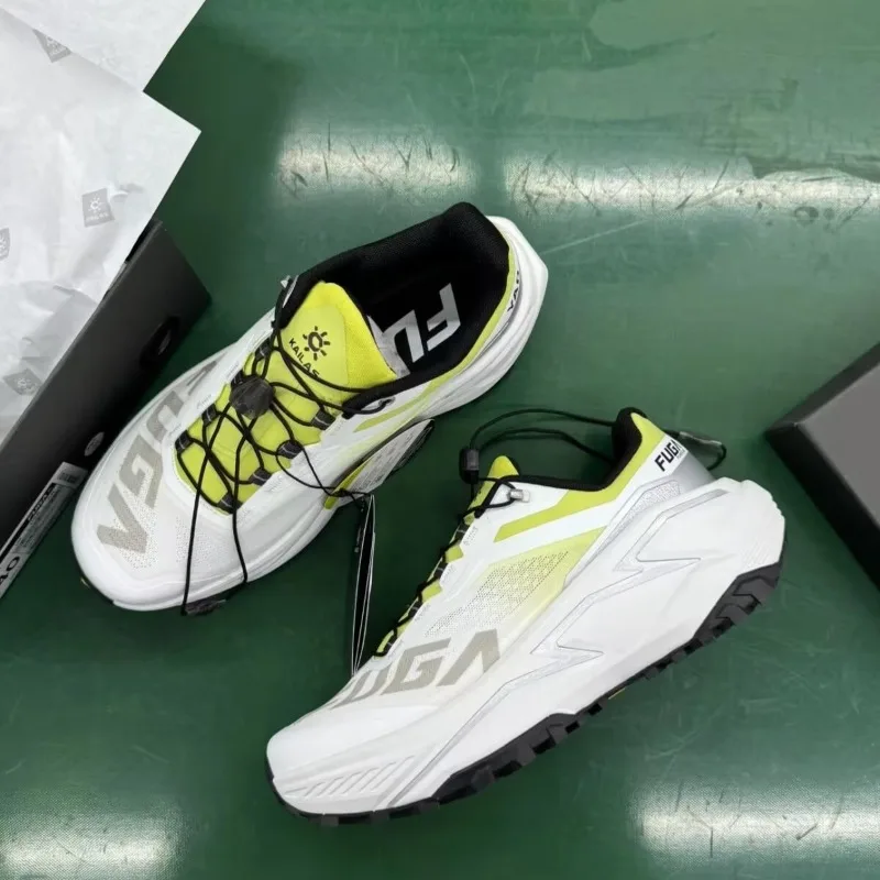 New Anti Slip and Height Increasing Men's Outdoor Activities Trail Running Shoes Lightweight Shock-absorbing Adult Sports Shoes